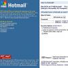 Hotmail is part of Windows Live web applications