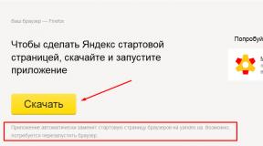 Jak ustawić Yandex jako stronę startową w przeglądarce